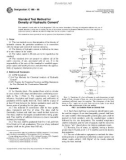 Designation: C 188 – 95 - Density of Hydraulic Cement1