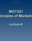 Principles of marketing: Lecture 8