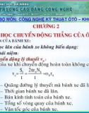 Bài giảng Lý thuyết ô tô: Chương 2 - Trường CĐ Công nghệ