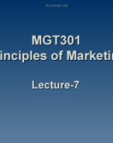 Principles of marketing: Lecture 7