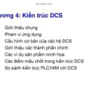 Bài giảng Hệ thống PLC và DCS - Chương 4: Kiến trúc DCS (ĐHBKHN)