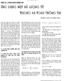 Ứng dụng mật mã lượng tử trong an toàn thông tin