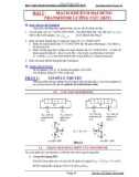 Thí nghiệm điện tử tương tự - Bài 2