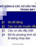 Bài giảng Máy công cụ: Chương 2 - ĐHBK TP.HCM