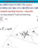 Bài giảng Tính toán thiết kế ô tô: Chương 7 - Truyền lực chính