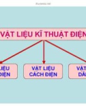 Bài giảng Vật liệu kỹ thuật điện