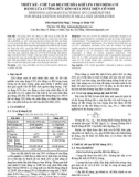 Thiết kế - chế tạo bộ chế hòa khí LPG cho động cơ đánh lửa cưỡng bức kéo máy phát điện cỡ nhỏ