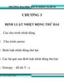 Chương 3: Định luật nhiệt động thứ hai