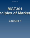 Principles of marketing: Lecture 1