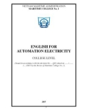 Curriculum English for Automation Electricity - Trường CĐ Hàng hải I