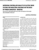 Improving controllers quality of electric drive systems for industrial machines on the basis of power converter - inverter