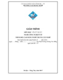 Giáo trình Vẽ kỹ thuật - Nghề: Công nghệ ô tô - CĐ Kỹ Thuật Công Nghệ Bà Rịa-Vũng Tàu