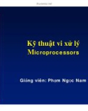 Kỹ thuật vi xử lý Microprocessors - Phần 1