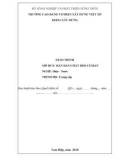 Giáo trình Hàn dán chất dẻo cơ bản (Nghề: Điện - Nước - Trung cấp) - Trường Cao đẳng Cơ điện Xây dựng Việt Xô