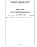 Giáo trình Bảo dưỡng máy nâng chuyển (Nghề: Bảo trì hệ thống thiết bị cơ khí - Cao đẳng) - Trường Cao đẳng Cơ giới Ninh Bình (2021)