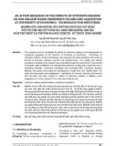 An action research on the impacts of extensive reading on non-English major freshmen's vocabulary acquisition at University of Economics - Technology for Industries