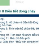 Bài giảng Thủy văn công trình: Chương 8