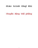 Giáo trình thuỷ khí _ Chuyển động thế phẳng