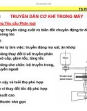 Bài giảng Chi tiết máy: Chương 3 - TS. Phấn Tấn Hùng