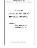 Bài giảng Công nghệ khí nén và thủy lực ứng dụng - CĐ Giao thông Vận tải