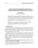 Factors affecting the speaking performance of general students at Hanoi Metropolitan University