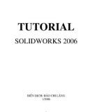 Tạo mô hình TUTORIAL SOLIDWORKS 2006