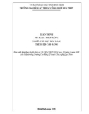 Giáo trình Phay răng (Nghề: Cắt gọt kim loại - Trình độ: Cao đẳng) - CĐ Kỹ thuật Công nghệ Quy Nhơn