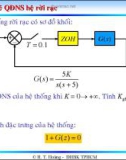 Bài giảng lý thuyết điều khiển tự động - Phân tích và thiết kế hệ thống điều khiển rời rạc part 3