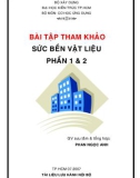 Bài tập tham khảo sức bền vật liệu phần 1 và 2