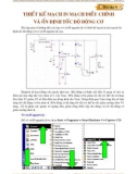 Bài tập 6: Thiết kế mạch in mạch điều chỉnh và ổn định tốc độ động cơ