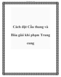 Cách đặt Cầu thang và Hóa giải khi phạm Trung cung