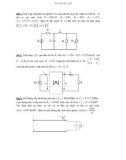 Tổng hợp bài tập Lý thuyết mạch