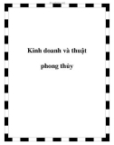 Kinh doanh - thuật phong thủy