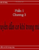 Bài giảng môn Cơ sở thiết kế máy (Phần 1): Chương 3 - Trần Thiên Phúc