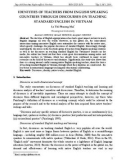 Identities of teachers from English speaking countries through discourses on teaching standard English in Vietnam