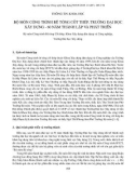 Bộ môn công trình bê tông cốt thép, trường Đại học Xây dựng - 60 năm thành lập và phát triển