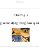 Bài giảng Thống kê trong doanh nghiệp xây dựng: Chương 3