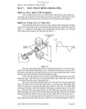 Thí nghiệm lỹ thuật điện - Bài 7