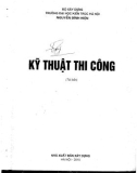 Hướng dẫn kỹ thuật thi công (Tái bản): Phần 1 - Nguyễn Đình Hiện