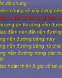 Bài giảng Xây dựng nền đường - Chương 3: Công tác chuẩn bị thi công nền đường