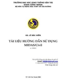 Tài liệu hướng dẫn sử dụng MIDAS/Civil