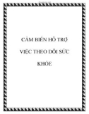 CẢM BIẾN HỖ TRỢ VIỆC THEO DÕI SỨC KHỎE