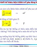 Bài giảng lý thuyết điều khiển tự động - Thiết kế hệ thống điều khiển liên tục part 8