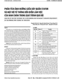 Phân tích ảnh hưởng giữa dây quấn stator và mật độ từ thông đến điểm làm việc của nam châm trong quá trình quá độ