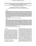 Thiết lập phương trình giải tích mô tả sự biến đổi thể tích trong khoang hút và khoang đẩy của một loại quạt Roots cải tiến