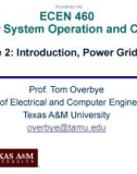 Lecture Power system operation and control - Lesson 2: Introduction, Power grid history