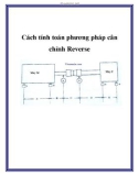 Cách tính toán phương pháp cân chỉnh Reverse