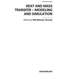 Heat and Mass Transfer Modeling and Simulation Part 1