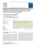 Development of hybrid model and optimization of surface roughness in electric discharge machining using artificial neural networks and genetic algorithm