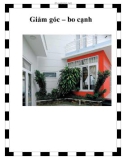 Giảm góc – bo cạnh